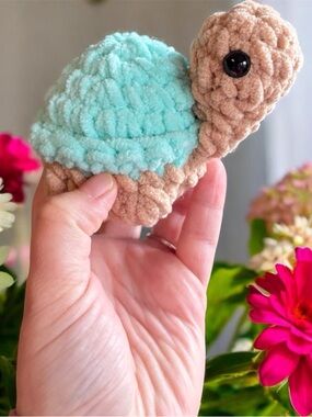 Handmade Crochet Mini Turtle